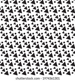 Abstract geometric pattern . Black and white texture.