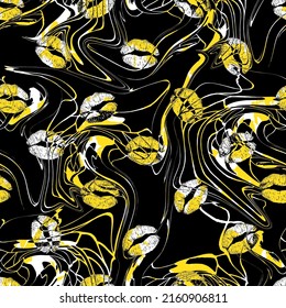 patrón geométrico abstracto, fondo geométrico transparente blanco y negro, diseño de moda moderno