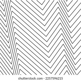 Abstract geometric pattern, black and white lines background illustration ,vector curved lines graphic design.