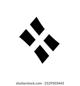 Diseño Abstractas de patrón geométrico en blanco y negro.