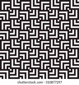 abstract geometric pattern of black and white corners