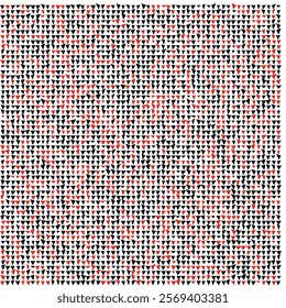 Abstract Geometric Pattern: Black and Yellow Circle Mosaic