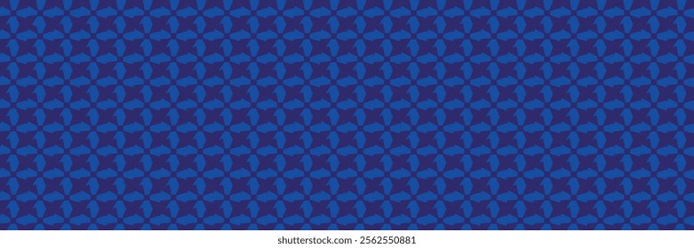 Abstract Geometric Pattern: Blue Arrow Design