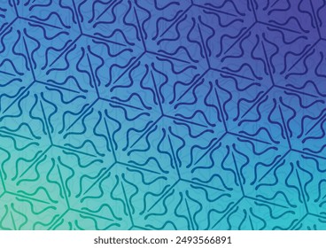 Abstraktes geometrisches Muster blaue Linie Bildschirmhintergrund Hintergrund. Vektorillustration.