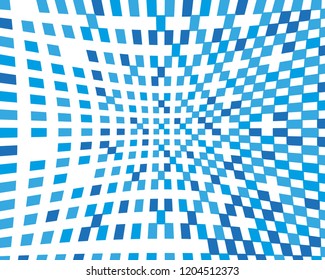 Abstract geometric pattern with blue squares. Design element for web banners, posters, cards, wallpapers, backdrops, panels Black and white color Vector illustration