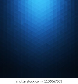 Abstract geometric pattern. Blue triangles background. Vector illustration eps 10.