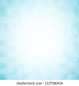 Abstract geometric pattern. Blue triangles background. Vector illustration eps 10.