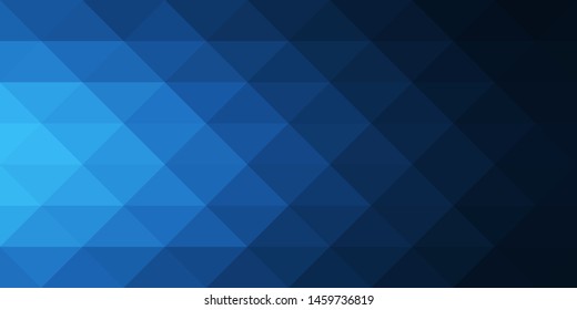 Abstract geometric pattern. Blue triangles background. Vector illustration eps 10