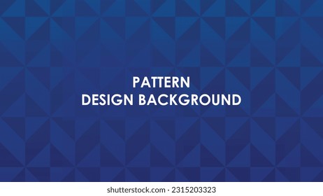 Abstract geometric pattern. Blue triangles background. Vector illustration.