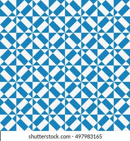 abstract geometric pattern of blue and white.abstract square pattern background