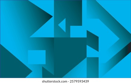 abstract geometric pattern with bluish color