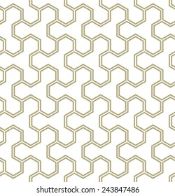 Abstract geometric pattern by lines. A seamless vector background. 