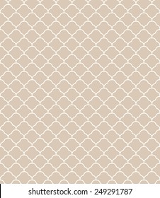 Abstract geometric pattern by lines. A seamless vector background. Beige and white texture.