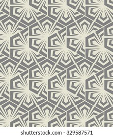 Abstract geometric pattern by lines, squares . A seamless vector background. Gray and white texture.