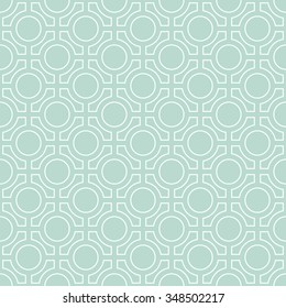 Abstract geometric pattern by lines . Seamless vector background. Blue and white ornament. 