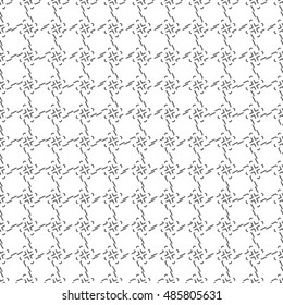 Abstract geometric pattern by lines, rhombuses. A seamless vector background. White and gray texture