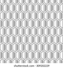 Abstract geometric pattern by lines.A seamless vector background. Gray and white texture