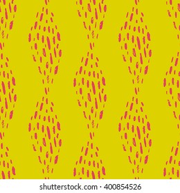 Abstract geometric pattern by the points. A seamless vector background.