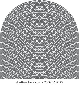 Abstract geometric pattern by stripes, lines. A seamless background. Gray and white texture

