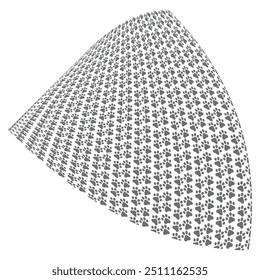 Abstract geometric pattern by stripes, lines. A seamless background. Gray and white texture
