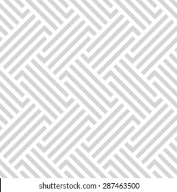 Abstract geometric pattern by stripes, lines. A seamless vector background. Gray and white texture.