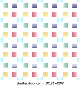 Abstract geometric pattern. It can be used for packaging, wrapping paper, textile, phone case etc.