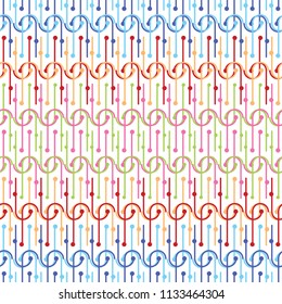 Abstract geometric pattern. Pattern can be used for wallpaper, cover fills, web page background, surface textures. Vector linen texture.