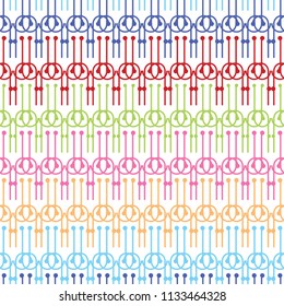 Abstract geometric pattern. Pattern can be used for wallpaper, cover fills, web page background, surface textures. Vector linen texture.