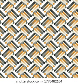 Abstract geometric pattern. Pattern can be used for wallpaper, cover fills, web page background, surface textures. Vector linen texture.