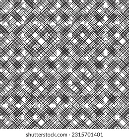 Abstract geometric pattern. Pattern can be used for wallpaper, cover fills, web page background, surface textures. Vector linen texture.