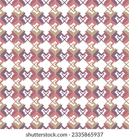 Abstract geometric pattern. Pattern can be used for wallpaper, cover fills, web page background, surface textures. Vector linen texture.