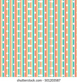 Abstract geometric pattern. Pattern can be used for wallpaper, cover fills, web page background, surface textures. Vector linen texture.