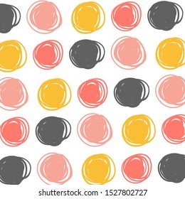 Abstract geometric pattern with circles. Modern abstract design for paper, cover, fabric, interior decor and other users. 