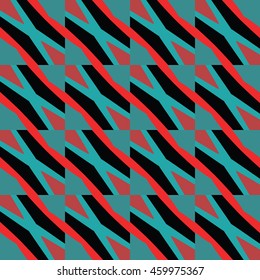Abstract geometric pattern. Cloth design, wallpaper.