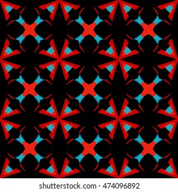 Abstract geometric pattern. Cloth design, wallpaper.