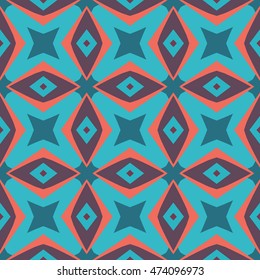 Abstract geometric pattern. Cloth design, wallpaper.