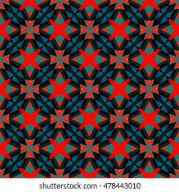 Abstract geometric pattern. Cloth design, wallpaper.