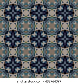 Abstract geometric pattern. Cloth design, wallpaper.