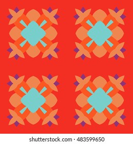 Abstract geometric pattern. Cloth design, wallpaper.