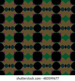 Abstract geometric pattern. Cloth design, wallpaper.