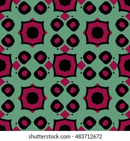 Abstract geometric pattern. Cloth design, wallpaper.