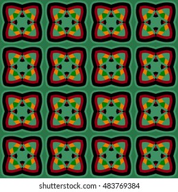 Abstract geometric pattern. Cloth design, wallpaper.