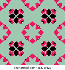 Abstract geometric pattern. Cloth design, wallpaper.