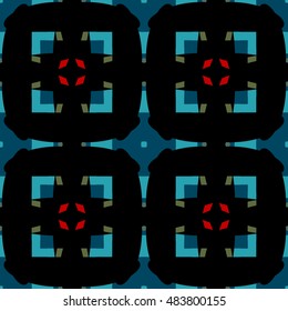 Abstract geometric pattern. Cloth design, wallpaper.