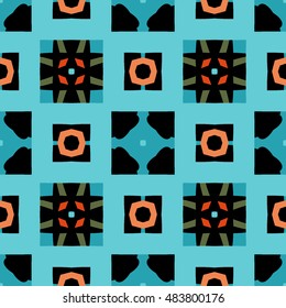 Abstract geometric pattern. Cloth design, wallpaper.