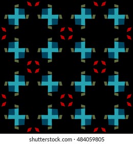 Abstract geometric pattern. Cloth design, wallpaper.