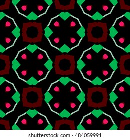 Abstract geometric pattern. Cloth design, wallpaper.