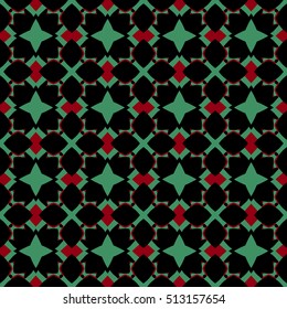 Abstract geometric pattern. Cloth design, wallpaper.