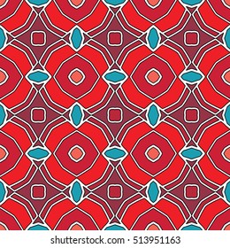 Abstract geometric pattern. Cloth design, wallpaper.