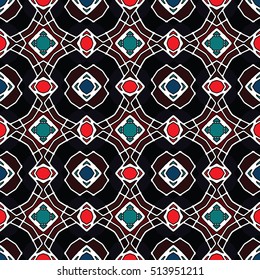 Abstract geometric pattern. Cloth design, wallpaper.